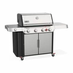 Best Sale 🛒 Weber GENESIS S-435 Gas Grill - Stainless Steel LP 🎁 -Thermador shop mecekahxyrds