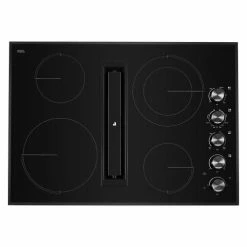 Hot Sale 🛒 JennAir Black Floating Glass 30" JX3™ Electric Downdraft Cooktop 👏